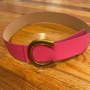 hot Pink "C" Letter Decor Belt designer inspired